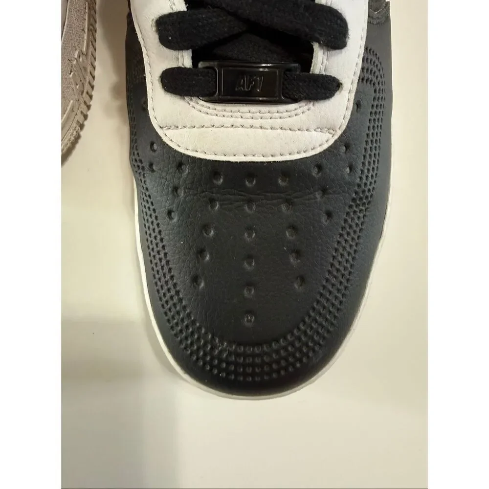 Nike Air Force 1 Sneakers Shoes Gray Black Marble Tie Dye Streetwear Men's 10.5